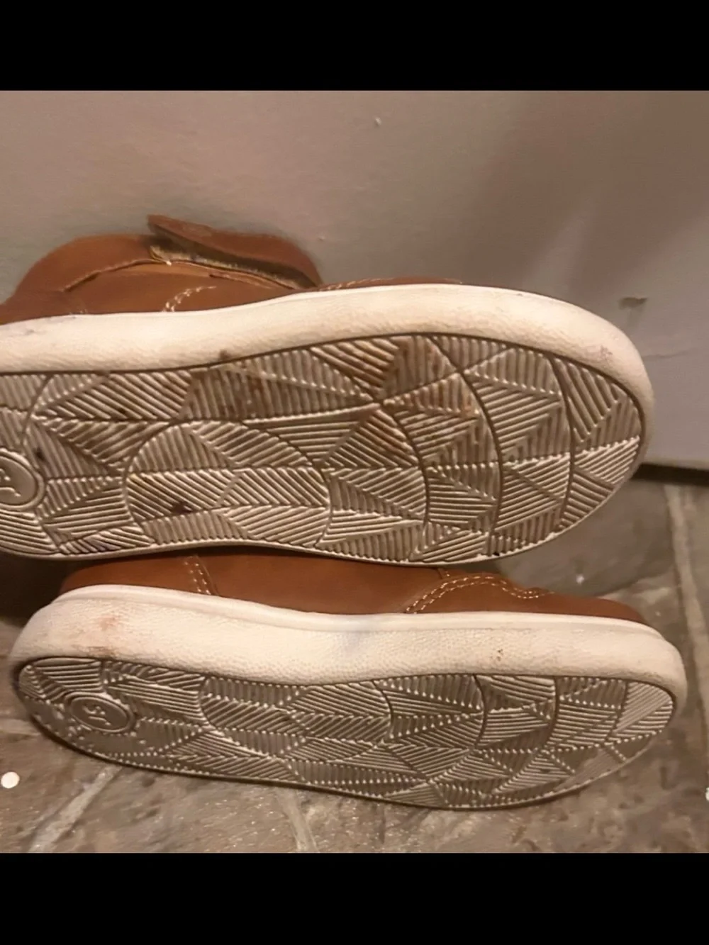 Stride Rite Kids Brown High-Top Sneakers